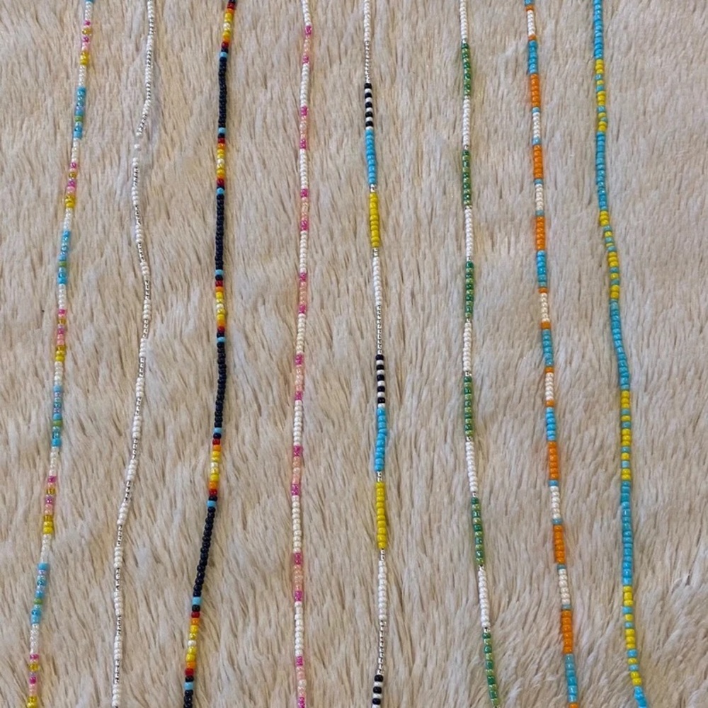 Seed bead necklace